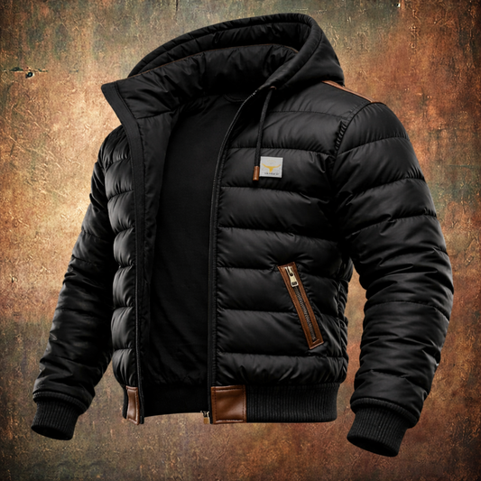 Jason | Chaqueta Acolchada Negra