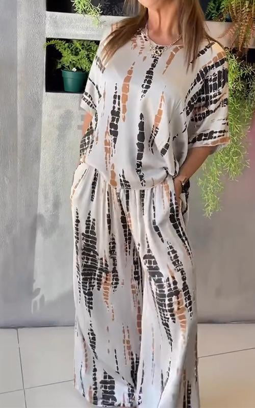 Marie - Conjunto Casual Impreso