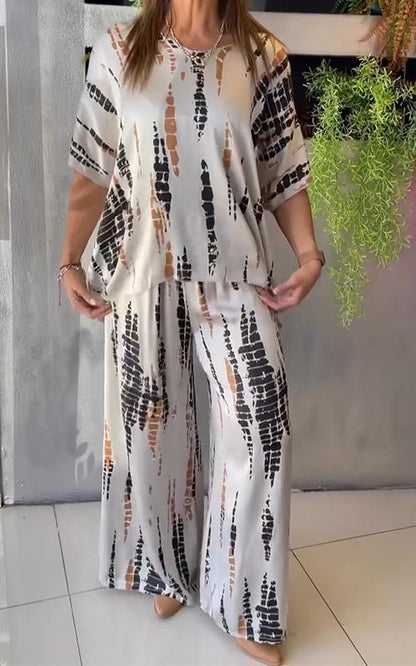 Marie - Conjunto Casual Impreso