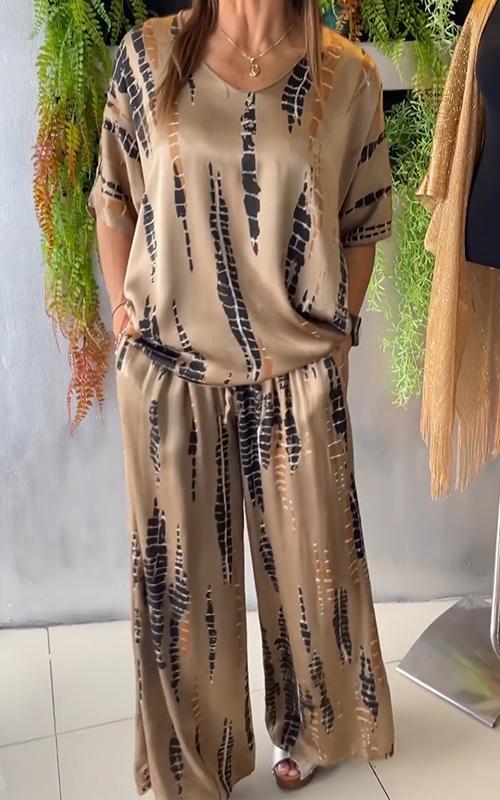 Marie - Conjunto Casual Impreso