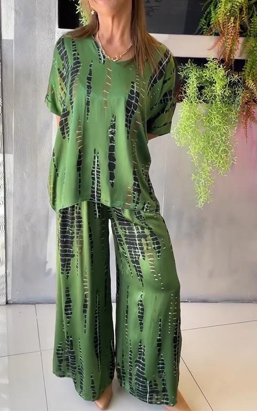 Marie - Conjunto Casual Impreso